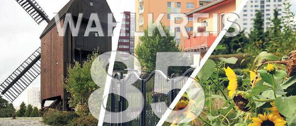 Stadt, Land, Feld. Marzahn-Hellersdorf hat eine ländlich-stille Seite – auch abseits des alten Dorfes mit der Bockwindmühle. Wie ein sozialer Brennpunkt wirken die beiden Ortsteile – Marzahn mit seinen gepflegten, von Grün umgebenen Plattenbauten und Hellersdorf mit seinem Neubauboom – nicht. Die Arbeitslosenquote liegt im Berliner Durchschnitt. Doch es gibt Quartiere, wo 70 Prozent der Kinder in „Bedarfsgemeinschaften“ leben, die Hartz IV beziehen.