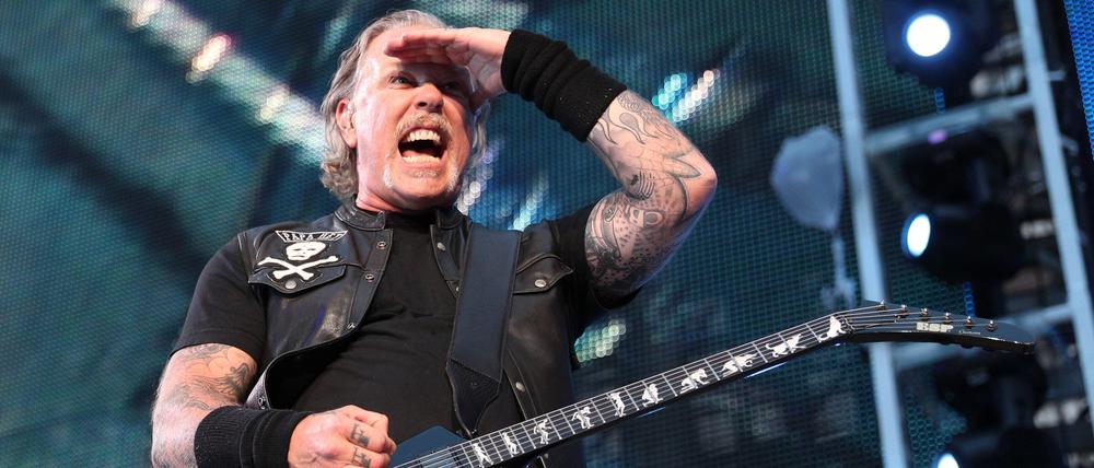 Metallica im Konzert.