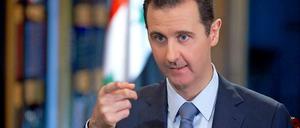 In einem Interview betont der syrische Präsident Baschar al Assad erneut, es seien im Bürgerkrieg keine Chemiewaffen eingesetzt worden. Er bringe sein eigenes Volk nicht um, so der Präsident. 