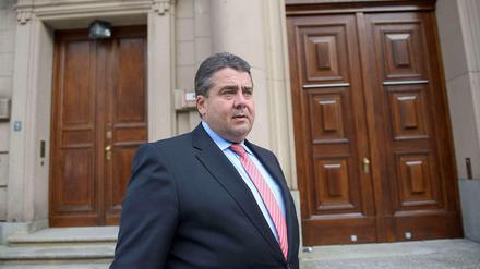 Sigmar Gabriel nach dem ersten Sondierungsgespräch mit der Union am vergangenen Freitag.