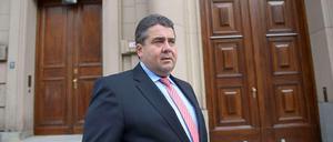 Sigmar Gabriel nach dem ersten Sondierungsgespräch mit der Union am vergangenen Freitag.