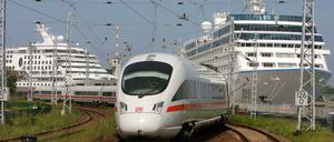 Jetzt noch schneller: Mit dem ICE geht's auch nach Rostock. Allerdings nur einmal pro Tag.