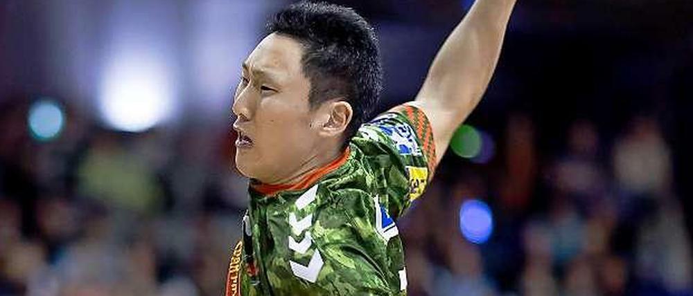Japanisch für Anfänger: Kohei Narita traf für die Füchse gegen Wetzlar.