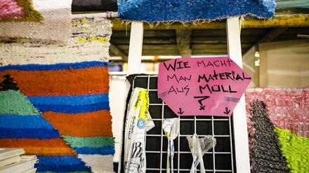Das Motto des Hauses: Es gibt kein Müll, es gibt nur Material.