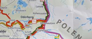 Der eiserne Vorhang im Kopf des deutschen Kartografen. In Polen ist - nichts