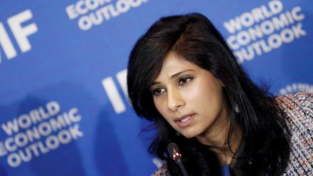 Gita Gopinath, stellvertretende Direktorin des Internationalen Währungsfonds.