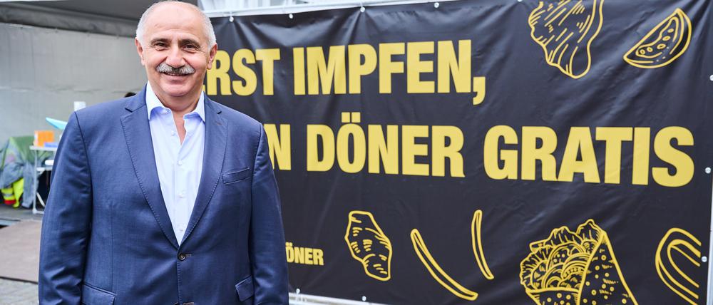 Remzi Kaplan bei einer Impfaktion im September 2021