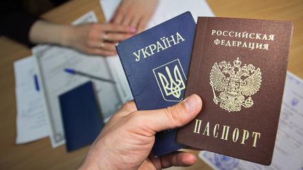 Passwechsel in Luhansk.