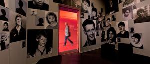 Blick in die Ausstellung in der Gedenkstätte des ehemaligen Geschlossenen Jugendwerkhofs in Torgau.