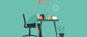 Überforderung im Job führt oft in psychische Erkrankungen. 