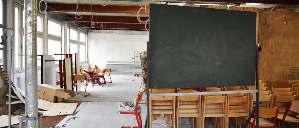 Die Kurt-Schumacher-Grundschule in Kreuzberg bekommt Investitionsmittel. Allerdings ist sie bereits seit zehn Jahren im baulichen Ausnahmezustand.