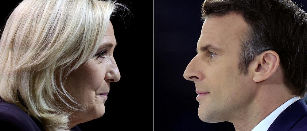 Am Sonntag entscheidet sich, ob Emmanuel Macron Präsident bleibt oder ob Marine Le Pen seine Nachfolgerin wird.
