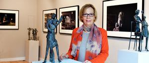 Barbara Petermann in der neuen Galerie „F 37“ 
an der Berliner Fasanenstraße (früher: Galerie Bremer).
