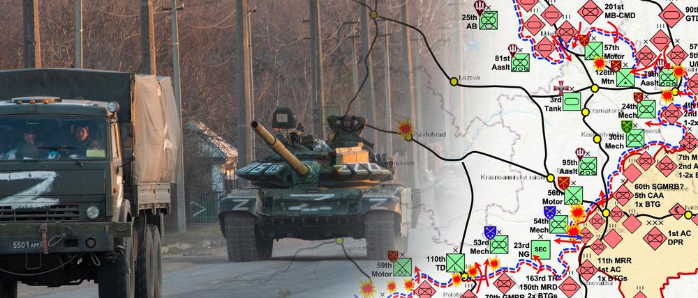 Der Vormarsch im Donbass