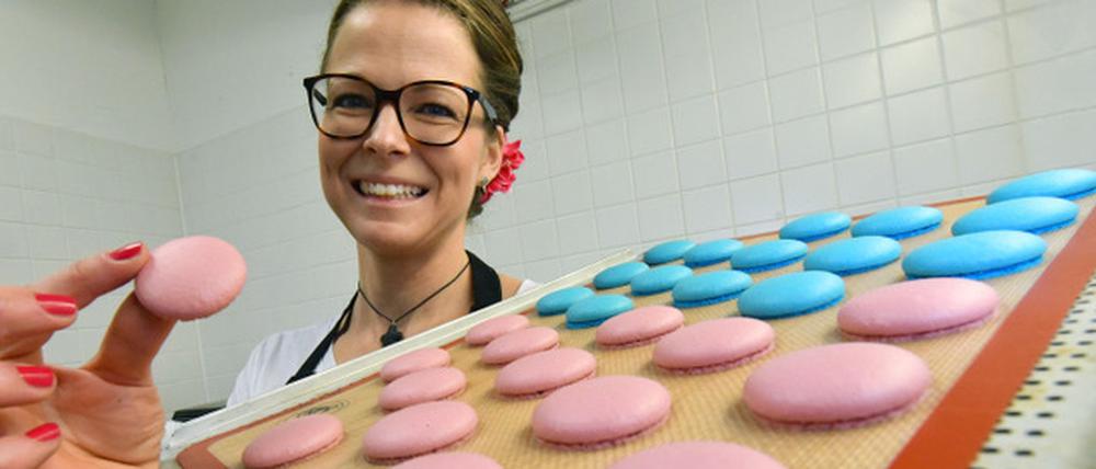 Macarons-Bäckerin Anja Juhr für Hochzeitsmesse