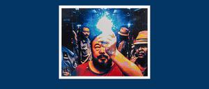 Dieses Selbstporträt von Ai Weiwei „Illumination, 2019, LEGO bricks“ ist zusammen mit anderen Werken in seiner ehemaligen Wohnung in Prenzlauer Berg ausgestellt.