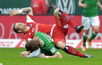 Abstiegskampf: Der Hamburger SV ist Vorletzter, Bremen nur einen Platz besser.