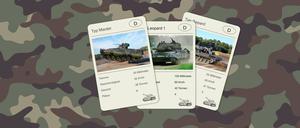 Ein Schützenpanzer der Bundeswehr vom Typ „Marder“.