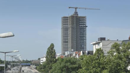 Blick auf den Steglitzer Kreisel