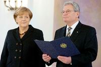 Angela Merkel und Joachim Gauck werden sich das Finalspiel am Sonntag anschauen.