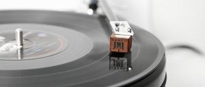 Ein Plattenspieler des britischen Herstellers Nottingham Analogue.