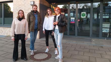 Willkommen an der FU: Die Gruppe der ukrainischen Studierenden, die mit dem Programm Erasmus+ für Partnerländer einen Studienplatz bekamen.