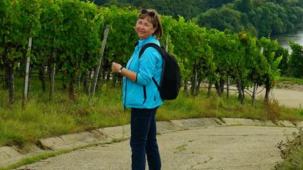 Vera bei einer Wanderung vor dem Ausbruch ihrer Blutkrebs-Erkrankung