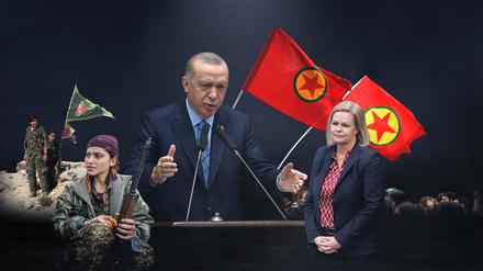 Die kurdische PKK kämpft gegen den türkischen Staatschef Erdogan - in Deutschland entscheidet Innenministerin Faeser über das PKK-Verbot.