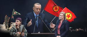 Die kurdische PKK kämpft gegen den türkischen Staatschef Erdogan - in Deutschland entscheidet Innenministerin Faeser über das PKK-Verbot.