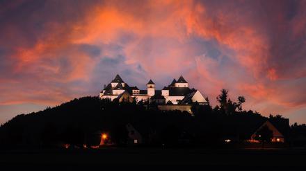 Schloss Augustusburg am Abend.