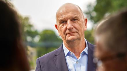 Ministerpräsident Dietmar Woidke (SPD) im Rahmen einer Tourismus-Pressefahrt.