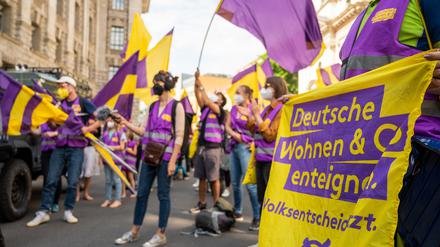 Bei einem Volksentscheid am 26. September hatten 59 Prozent der Berliner für die Enteignung von Immobilienunternehmen gestimmt.