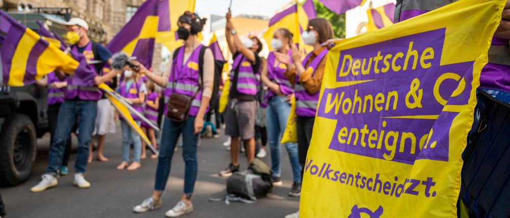 Bei einem Volksentscheid am 26. September hatten 59 Prozent der Berliner für die Enteignung von Immobilienunternehmen gestimmt.