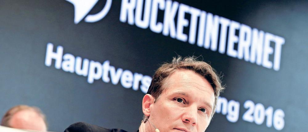 Im Ruf, Aktionäre besonder zu schätzen, stand Oliver Samwer noch nie. Auch bei der Hauptversammlung 2016 nicht.