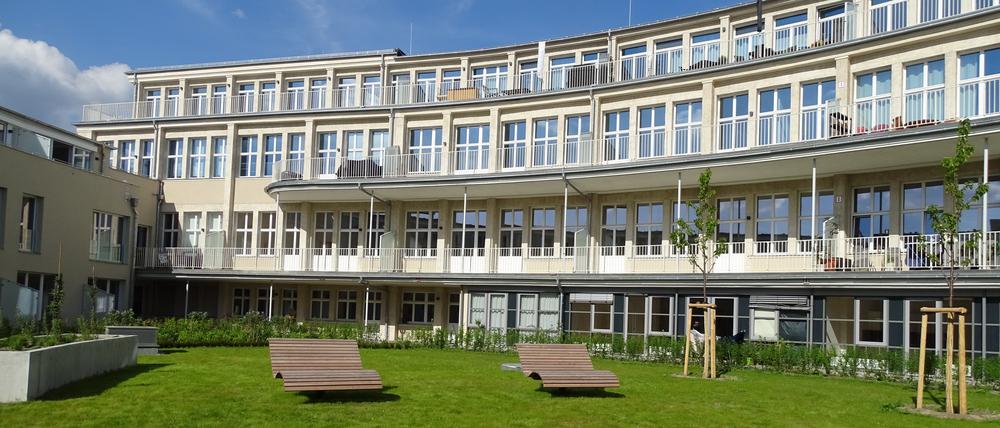 Der Innenhof des fertiggestellten Speisehauses der Nationen.