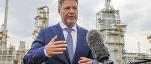 Vizekanzler Robert Habeck besuchte am Montag Sachsen-Anhalt.