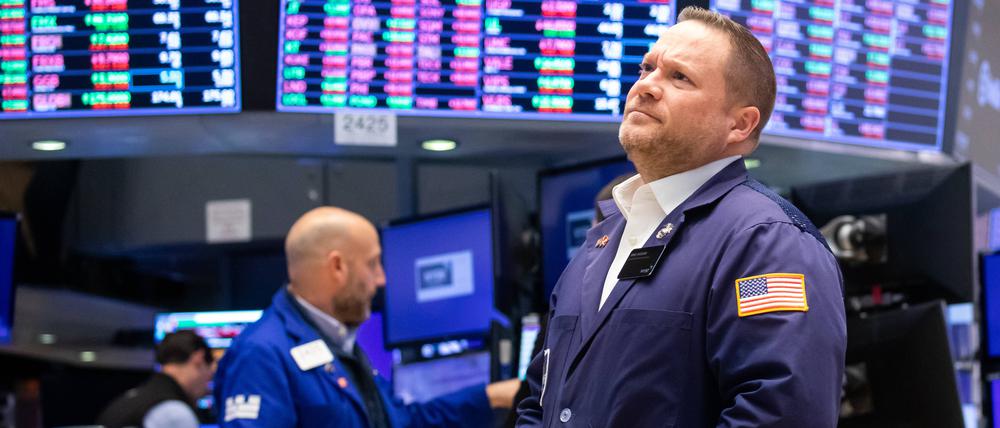 Die US-Börse Nasdaq kämpft derzeit mit sinkenden Kursen.