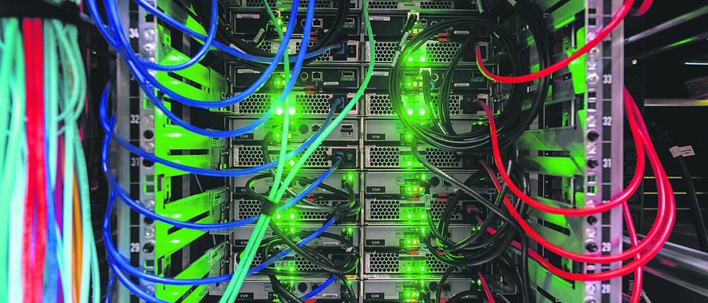 Gestörtes System: Die Gerichte für Straf- und Zivilrecht waren am Montag von allen Netzen abgeschnitten.