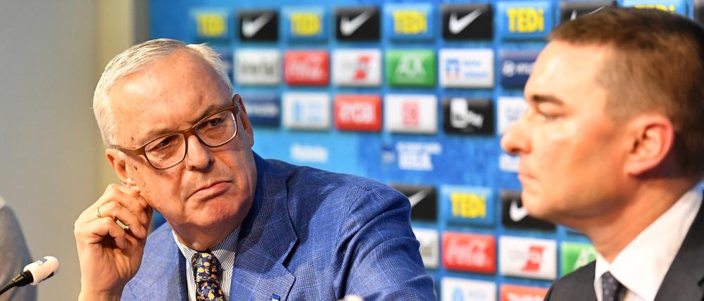 Das Verhältnis von Hertha-Präsident Werner Gegenbauer und Investor Lars Windhorst wurde mit der Zeit zunehmend schwierig.