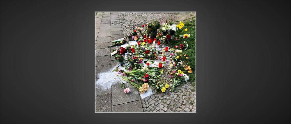 Blumen für Zohra Mohammad Gul.