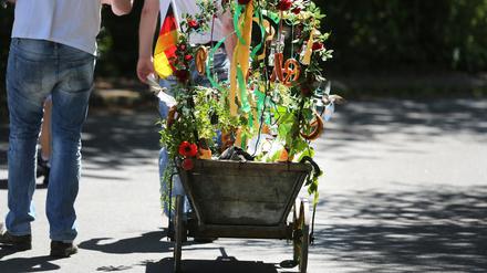 Der Bollerwagen voller Bier gehört dazu.