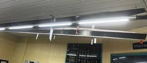 Decke in einem Polizeiabschnitt
