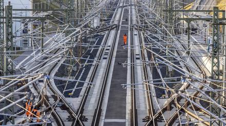 Schienenausbau im Jahr 2020.