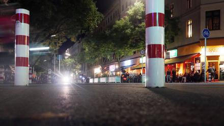 Auf der Bergmannstraße hat das Bezirksamt bereits Sperren gegen den Durchgangsverkehr eingerichtet.