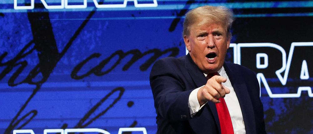 Der ehemalige US-Präsident Donald Trump.
