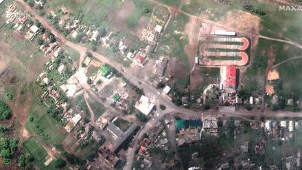 Ein Satellitenbild von Lyman.