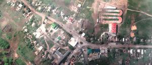 Ein Satellitenbild von Lyman.