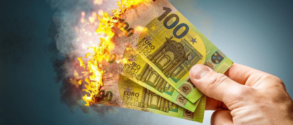Inflation ist, wenn das Geld wird immer weniger Wert ist.
