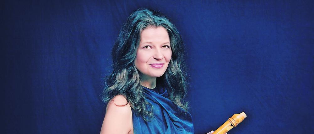 Dorothee Oberlinger lehrt Blockflöte am renommierten Mozarteum in Salzburg.
