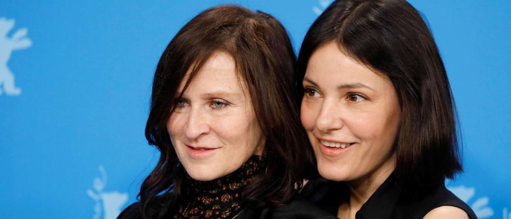 Sophie Rois und Nicolette Krebitz im Februar auf der Berlinale.